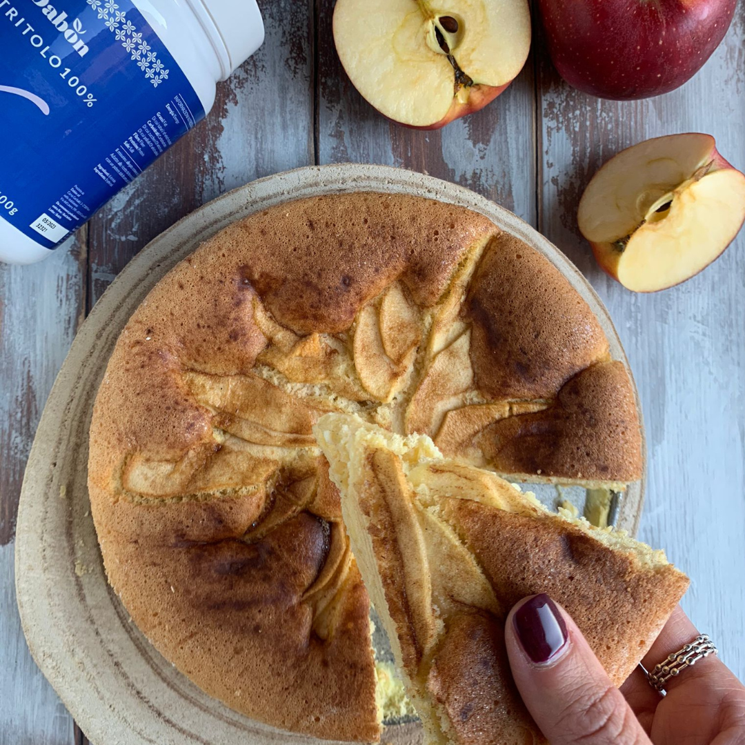 Ricetta torta di mele senza zucchero. Basso indice glicemico.