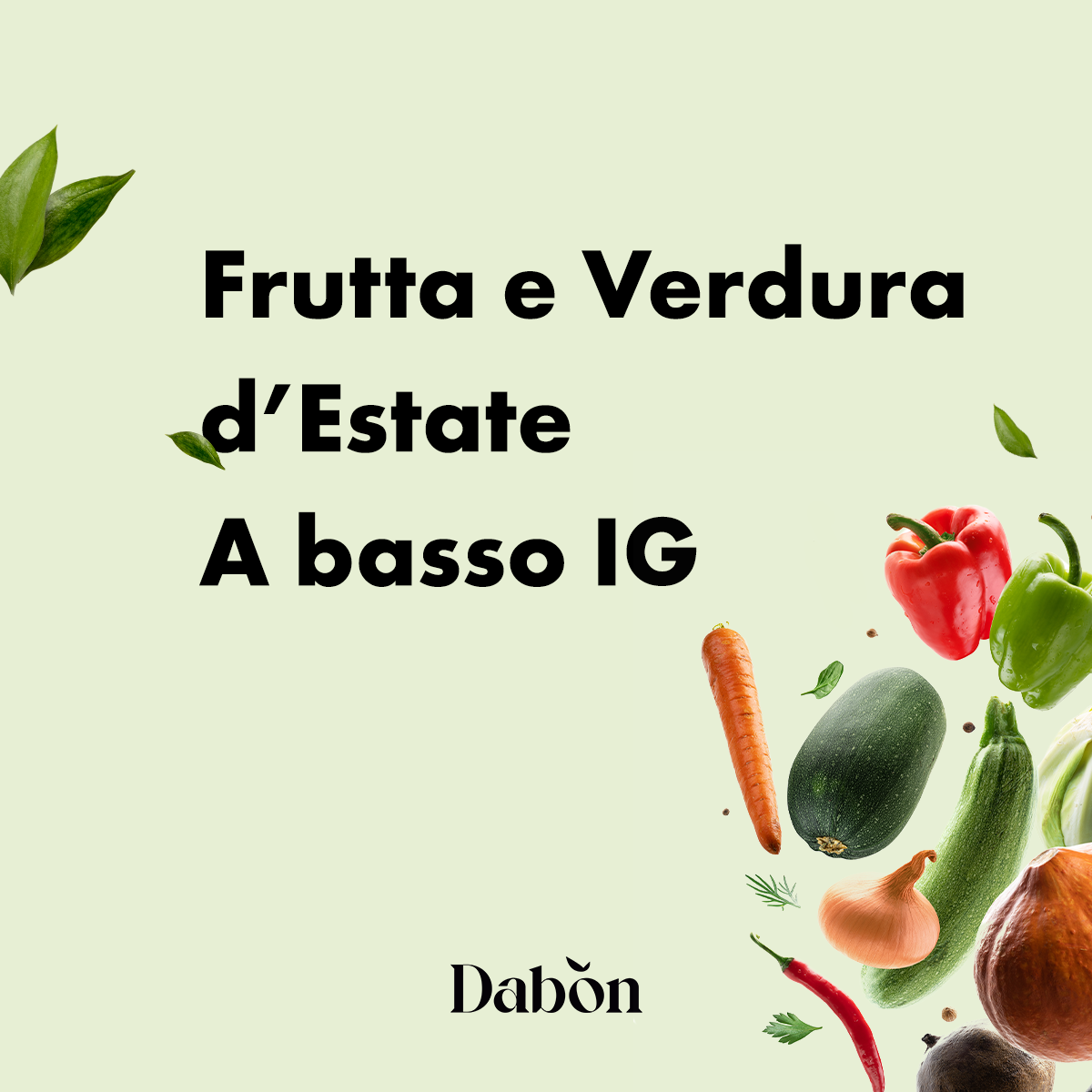 frutta e verdura estate a basso indice glicemico basso ig