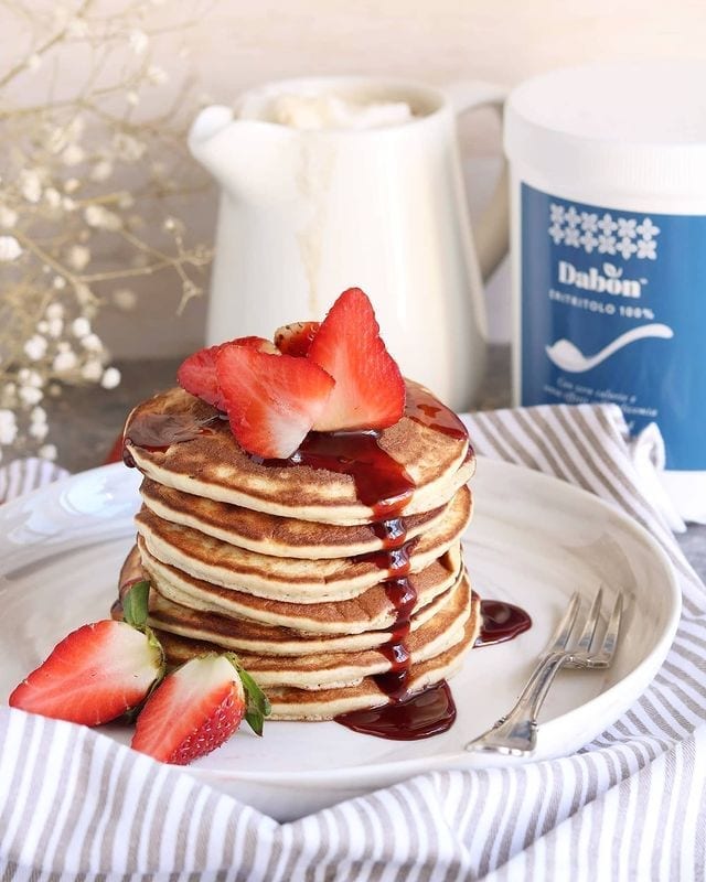 Pancakes integrali con Eritritolo