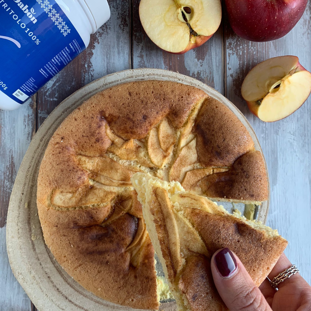 Ricetta torta di mele senza zucchero. Basso indice glicemico. 